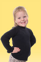Gele schoolfoto achtergrond halfportret