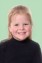Mint groene schoolfoto achtergrond portret