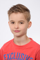 Portretfoto met originele witte achtergrond