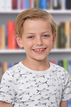 Boekenkast achtergrond portret