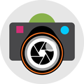 pictogram van schoolfotografie camera